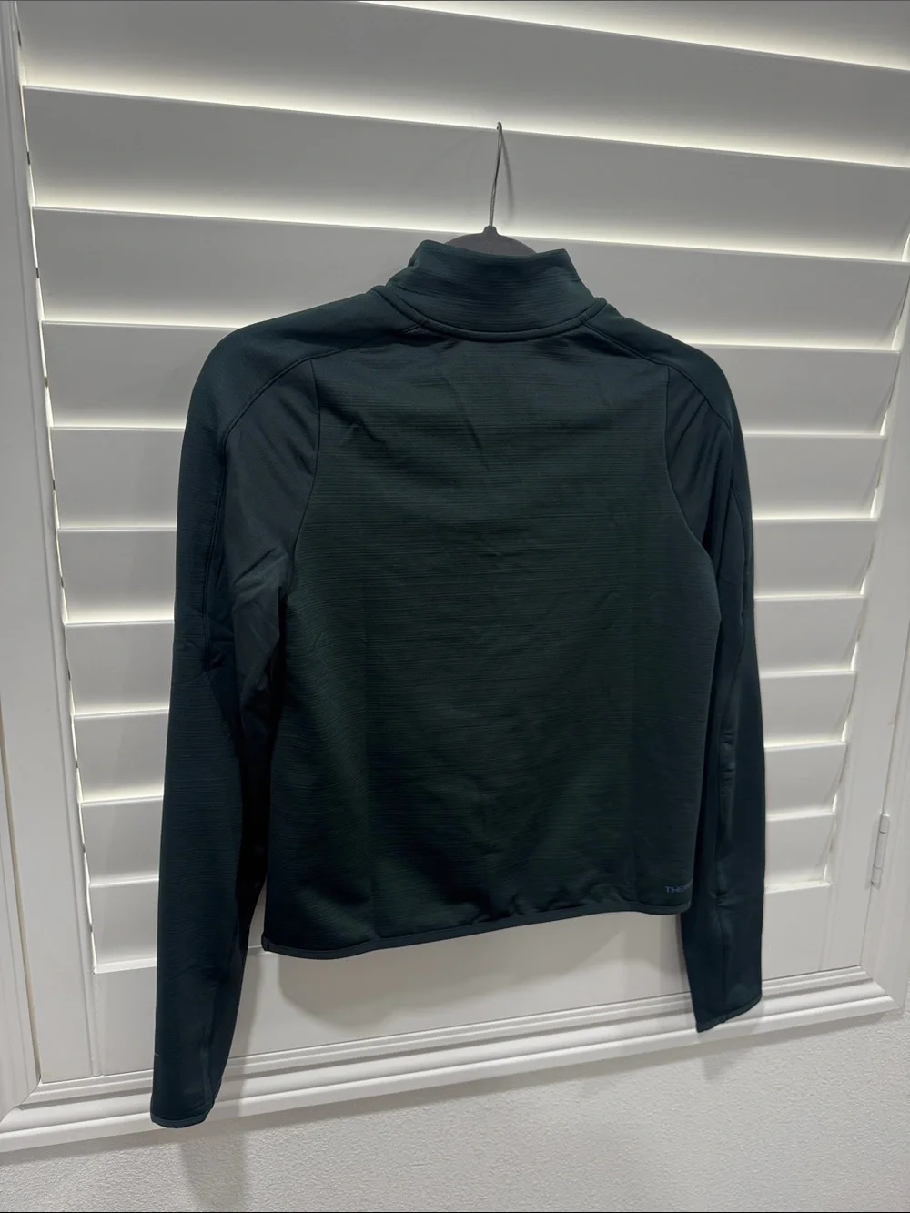 Nike Pro Kids  Long-Sleeve Half Zip Top in Dark Green